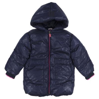 Picture of Billieblush Heart Puffer Coat - Navy Blue 