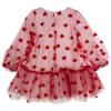Picture of Daga Girls Follow My Heart Tulle Drop Waist Dress - Red