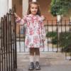 Picture of Rochy Girls Wide Ruffle Bodice Dress - Pink floral