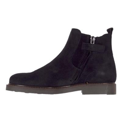 Picture of Panache  Dealer Ankle Boot With Inside Zip - Navy Blue 