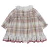 Picture of Lor Miral Baby Girls Broderie Collar Dress & Panties Set - Pink Check