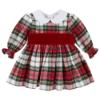 Picture of Deolinda Baby Girls Boston Long Sleeve Dress - Red Tartan 