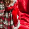 Picture of Deolinda Baby Girls Boston Long Sleeve Dress - Red Tartan 