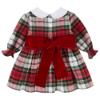 Picture of Deolinda Baby Girls Boston Long Sleeve Dress - Red Tartan 