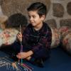 Picture of Deolinda Baby Boys Chicago Shirt & Trouser Set - Navy Tartan 