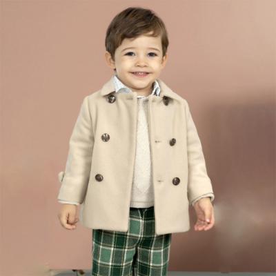 Picture of Abel & Lula Baby Boys Wool Coat - Beige