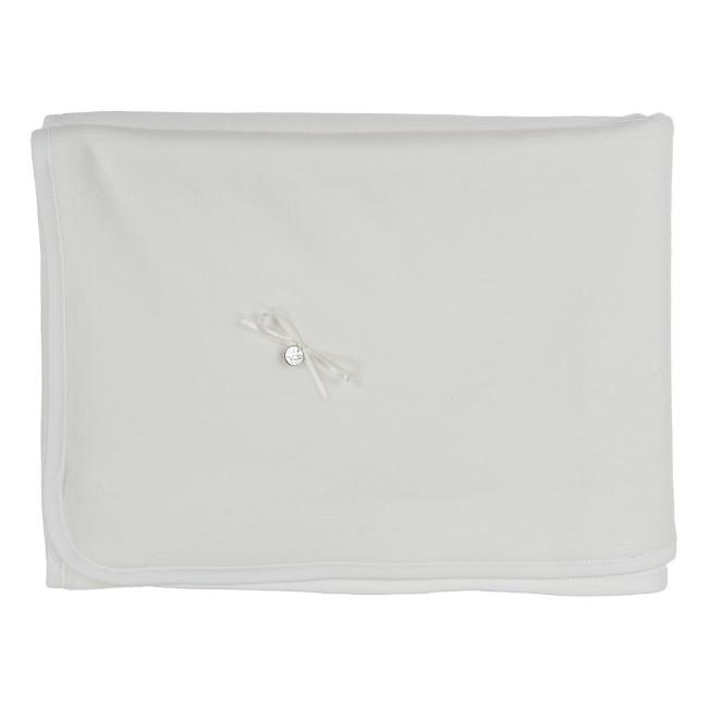 Picture of Purete du... bebe Velour Shawl - Ivory