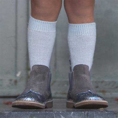 Picture of Cesar Blanco Girls Knee High Socks - Pale Blue