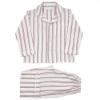 Picture of Powell Craft Boys Freddy Striped Pyjamas - Red White