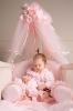 Picture of Sofija Baby Girls Tulle Canopy For Cot - Pink