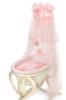 Picture of Sofija Baby Girls Tulle Canopy For Cot - Pink