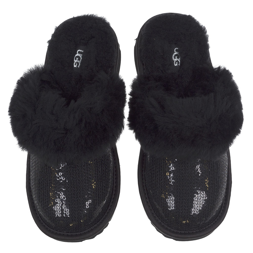 Amazon.com | UGG Women's Cozy Slipper, Black, 05 | Slippers