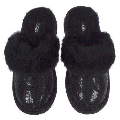 Picture of UGG Kids Cozy II Mirror Ball Slipper - Black