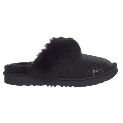 Picture of UGG Kids Cozy II Mirror Ball Slipper - Black