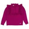 Picture of Rahigo Girls Knitted Ruffle Tracksuit - Fuchsia
