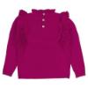 Picture of Rahigo Girls Knitted Ruffle Tracksuit - Fuchsia