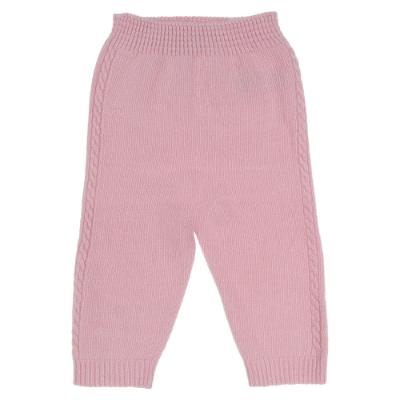 Picture of Wedoble Baby Girls Merino Knit Leggings - Rose Pink 