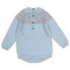 Picture of Wedoble Baby Boys Fairisle Merino Knit Shortie - Baby Blue