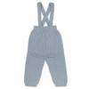 Picture of Wedoble Baby Boys Organic Cotton Knit Dungarees - Baby Blue