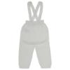 Picture of Wedoble Baby Boys Organic Cotton Knit Dungarees - Pure White