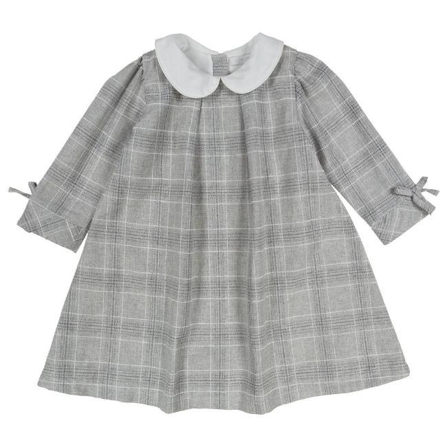 Picture of Coccode Baby Girls Traditional A Line Dress - Ivory Grey