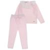 Picture of Rahigo Girls Ruffle Collar Knitted Tracksuit - Baby Pink