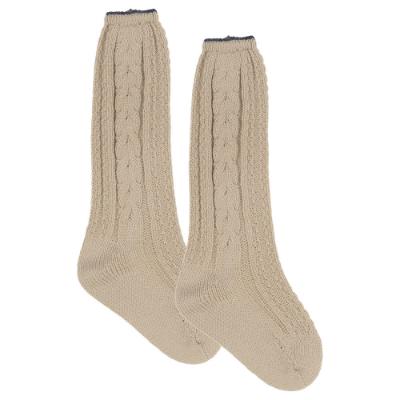 Picture of Rahigo Twisted Cable Knee High Socks  - Camel 