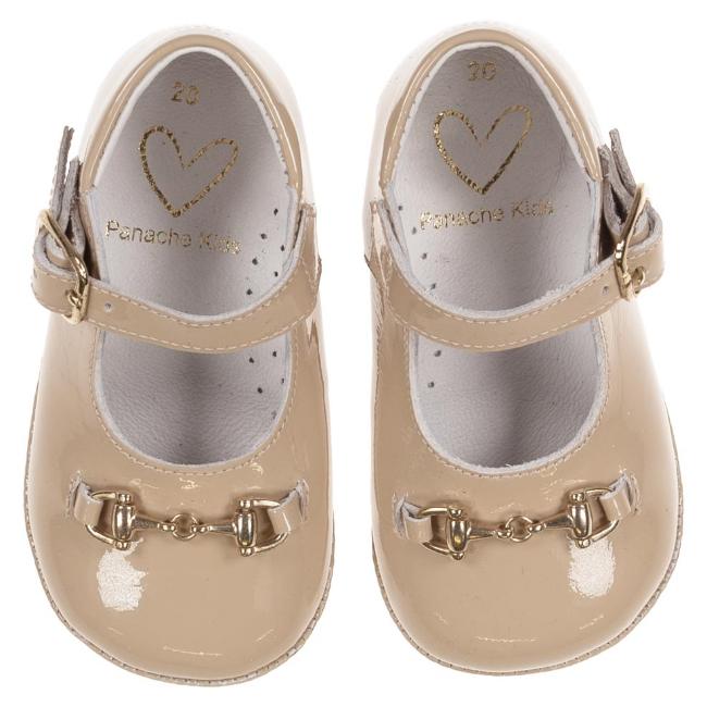 Picture of Panache Baby Shoes Snaffle Front Mary Jane - Arena Beige