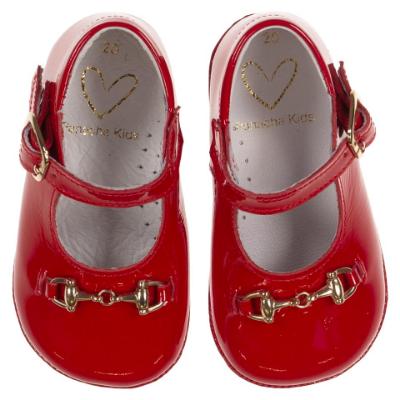 Picture of Panache Baby Shoes Snaffle Front Mary Jane - Red Patent