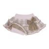 Picture of Rahigo Girls Check Ruffle Front Cardigan Blouse & Skort Set - Pink Camel