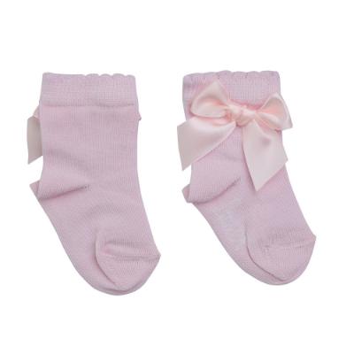 Picture of Little A Girls Erin Bow Ankle Socks - Pink