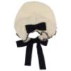 Picture of Rahigo Girls Knitted Ruffle Bonnet  - Cream Navy