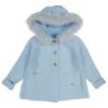 Picture of Rahigo Girls Knitted Coat With Hood - Baby Blue