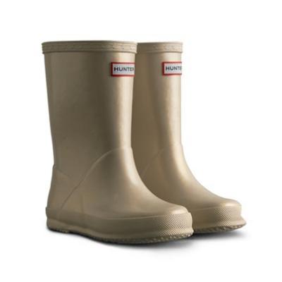 Picture of Hunter Little Kids First Classic Nebula Wellington Boots - Pale Gold
