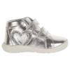 Picture of Lelli Kelly Toddler Easy On Estelle Baby Boot With Glitter Heart - Metallic Silver
