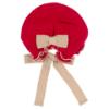 Picture of Rahigo Girls Knitted Ruffle Bonnet  - Red Camel