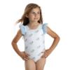 Picture of Meia Pata Girls Blanca Flowers Tutu Swimsuit - Blue 