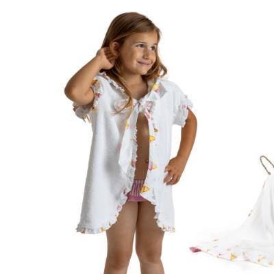 Picture of Meia Pata Girls Ice Cream Cover-Up - White 