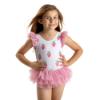 Picture of  Meia Pata Girls Blanca Strawberry Tutu Swimsuit - Pink