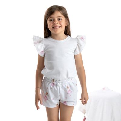 Picture of Meia Pata Girls Sporty Ballerina Shorts Set - Pink 