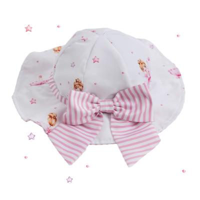 Picture of Meia Pata Girls Sunny Hat Ballerina - White Pink