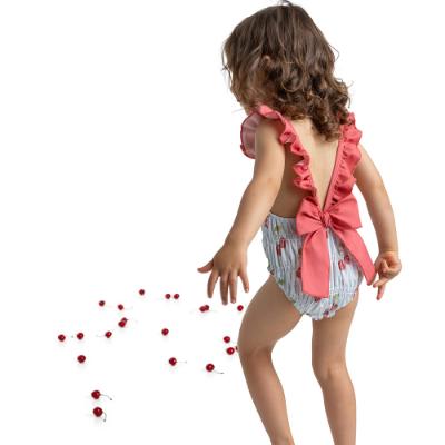Picture of Meia Pata Girls Frilled Cherries Swimsuit - Red