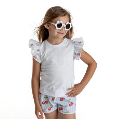 Picture of Meia Pata Girls Sporty Cherries Shorts Set - Red