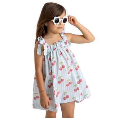 Picture of Meia Pata Girls Cherries Beach Dress - Red