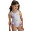 Picture of Meia Pata Girls Holbox Donuts Swimsuit - White Pink