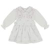 Picture of Deolinda Baby Girls Mel Bunny Pinafore & Top Set X 2 - Ivory pink