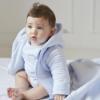Picture of Deolinda Baby Boys Benny Teddy Padded Jacket With Hood - Pale Blue