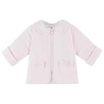 Picture of Deolinda Baby Girls Jenny Floral Collar Padded Jacket - Pink