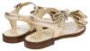 Picture of Panache Gia Double Bow Sandal - Metalic Gold Leather