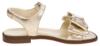 Picture of Panache Gia Double Bow Sandal - Metalic Gold Leather